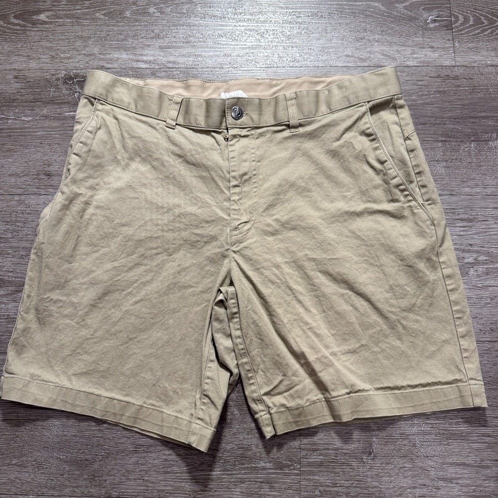 Fabletics Shorts Men 34 Tan Cotton Blend Summer Casual‎ Gorpcore Outdoor Khaki